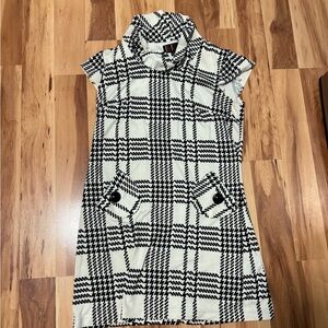 R&K Originals Black and White Dress